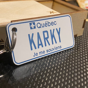 Quebec Karky Keychain
